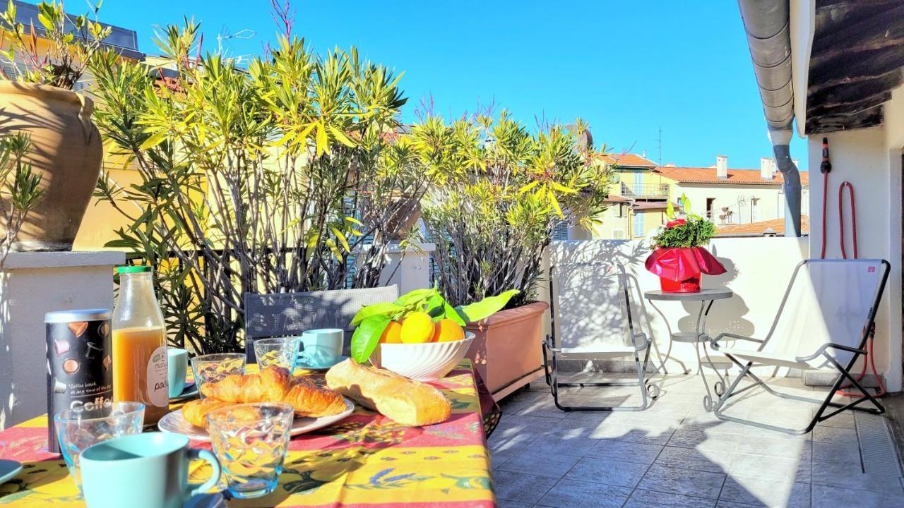 Appartement de charme Niçois - 2 CHB&2 SDB - AC - Terrasse - Vieux Nice Extérieur photo