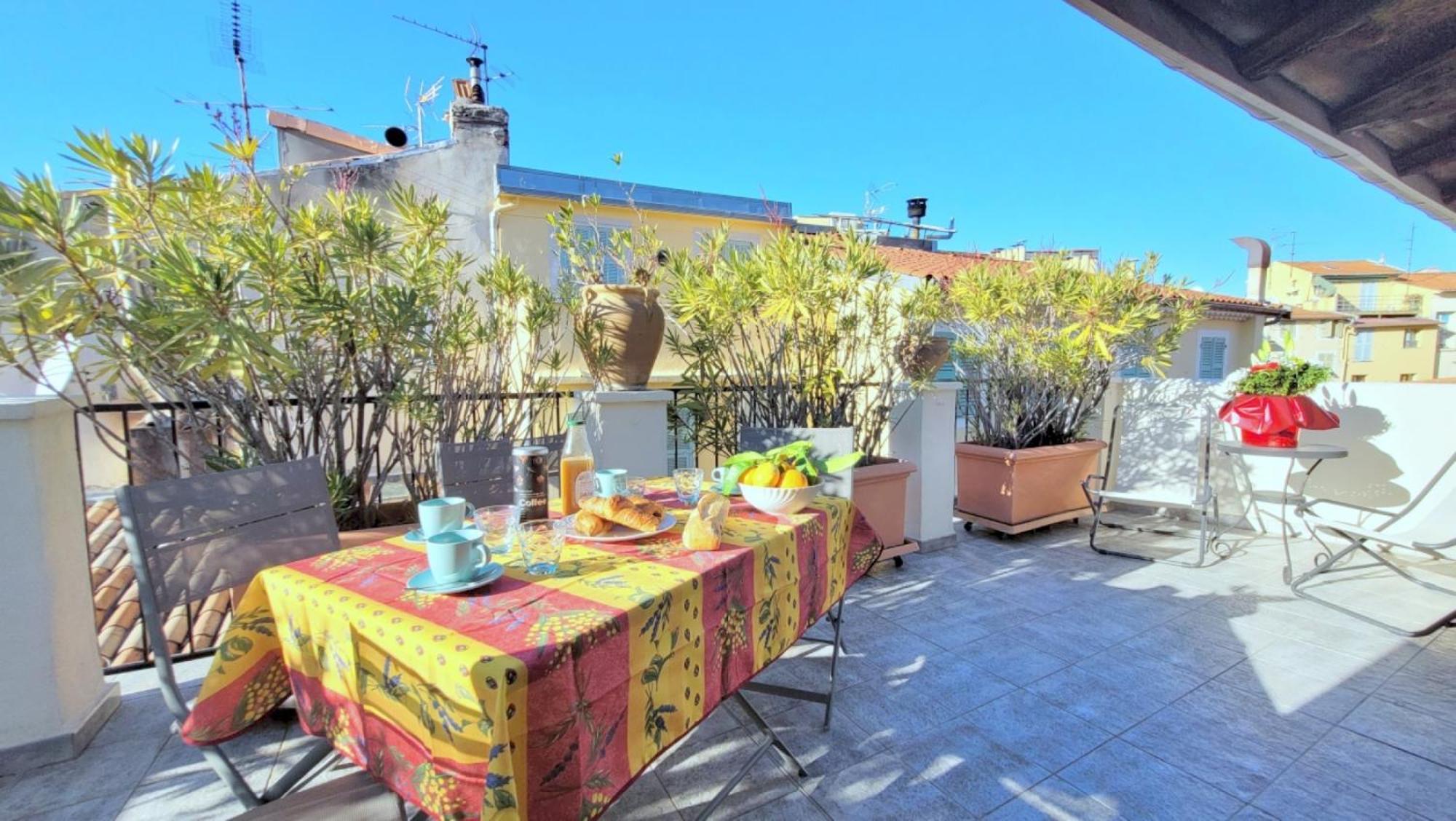 Appartement de charme Niçois - 2 CHB&2 SDB - AC - Terrasse - Vieux Nice Extérieur photo